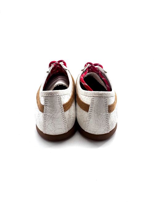 Sneaker mit Craquelé-Effekt IL LACCIO | 5138CRACKSUEDEBIANCOTABACCO